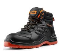 BLACK HAMMER Botas de Seguridad sin Metal Puntera Compuesta Botas de Trabajo para Hombre Resistentes y Cómodas Zapatos de Trabajo y Seguridad Ideales para Construcción y Industria 8844 (45 EU)