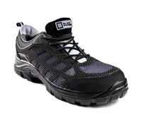 BLACK HAMMER Calzado de Seguridad Impermeable para Hombres Puntera de Composite Sin Metal Ultraligera Botas de Trabajo para Caminar con Entresuela de Kevlar y al Tobillo S3 SRC 8007 (46 EU)
