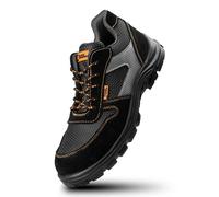 BLACK HAMMER Calzado Deportivo Masculino de Seguridad con Puntera Ultraligera de Zapatos de Trabajo al Tobillo Kevlar S1P SRC 1997 (44 EU)