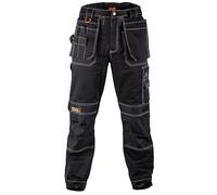 BLACK HAMMER Pantalones de Trabajo para Hombre Ropa de Trabajo Cómoda y Resistente Pantalones de Trabajo de Seguridad Ajuste Relajado Estilo Cargo Resistente al Agua Zilla (38W / 31 Regular)