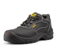BLACK HAMMER Zapatillas de Seguridad Hombre, con Puntera de Acero, Resistente al Agua y de Piel Plena Flor, Calzado Actividades al Aire Libre y Trabajos Duros S3 SRC Harry (41 EU)
