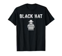 Black Hat Hacker Seguridad en línea programador de software Camiseta