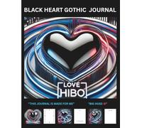 BLACK HEART GOTHIC JOURNAL: Aesthetic Diary for Women & Teen Girls