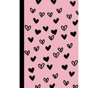 Black Hearts: Cute Valentines gift journal for friends and family