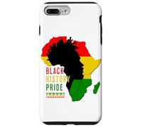 Black History Afro American Pride Male Retro Vintage Carcasa para iPhone 7 Plus/8 Plus