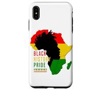 Black History Afro American Pride Male Retro Vintage Carcasa para iPhone XS MAX