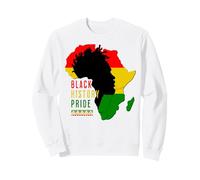 Black History Afro American Pride Male Retro Vintage Sudadera