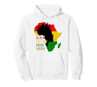 Black History Afro American Pride Male Retro Vintage Sudadera con Capucha