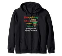 Black History Believe Achieve Achieve Succeed African Men Women Kids Sudadera con Capucha
