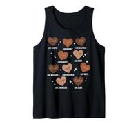 Black History Hearts Dream Like Martin Niñas Niños Mujeres Camiseta sin Mangas