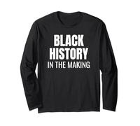 Black History in The Making Bold Statement tee Manga Larga