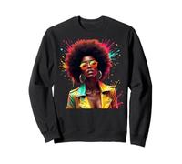 Black History Independence Day Afro Pride Juneteenth Women Sudadera