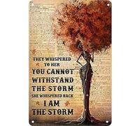 Black History Month I Am The Storm - Rompecabezas de metal retro para entretenimiento de fiesta de pensamiento activo, perfecto para la familia o citas, 8 x 12 pulgadas