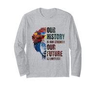 Black History Month Our History Is Our Strength Manga Larga
