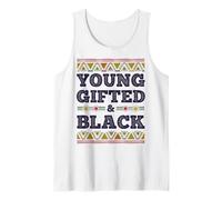 Black History Month Young Gifted & Black African Afro Camiseta sin Mangas
