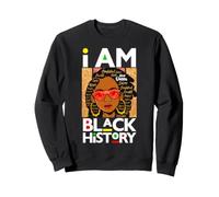 Black History Queen Melanin Mujeres Kwanzaa Juneteenth Girls Sudadera