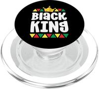 Black History Shirts For Boys Kids Black King African Pride PopSockets PopGrip para MagSafe