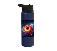 Black Hole Astro Física Stainless Steel Insulated Water Bottle