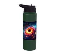 Black Hole Astro Física Stainless Steel Insulated Water Bottle