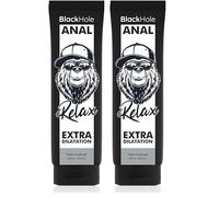 BLACK HOLE - Gel Anal - Lubricante Base de Agua- Acción Relajante e Hidratante - Efecto Duradero y Satisfactorio - Sin Aroma - Unisex- 250 ml (Paquete de 2)
