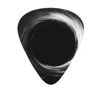 Black Hole Vortex WZYWHJ Prints - Púas de guitarra ABS, 12 piezas, púas de fácil agarre para tu bajo, ukelele, guitarra acústica o eléctrica