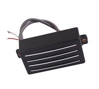 Black Hot Rails Humbucker Pickup 4 Cuchillas Para Piezas De Guitarra Eléctrica Piezas de Guitarra Eléctrica