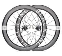 Black Inc Juego de ruedas SIXTY TWO Disc Center Lock Carbon 28" negro