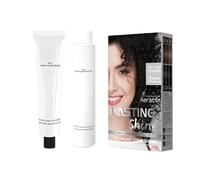 Black-Instant Hair Dye Shampoo, Hair Color, Tinte para el Pelo, Champú Color Tinte Pelo Barba Champu Canas Instantáneo, Coloración Rápida, Cobertura Uniforme de las Canas, Para Todos Los Tonos