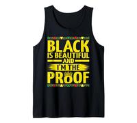 Black Is Beautiful and I'm The Proof Black History Month Camiseta sin Mangas