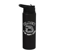 Black is my happy color negro es mi color favorito. Stainless Steel Insulated Water Bottle