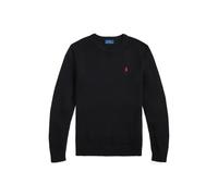 Black Jersey de algodón con cuello redondo XXL
