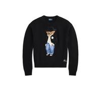 Black Jersey de algodón con Polo Bear M