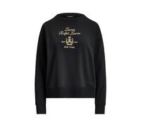Black Jersey de rizo con escudo bordado M