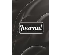 Black Journal for Men & Women | Wide Ruled Notebook | 6x9 Inch Writing Journal | 120 Pages for Daily Notes & Ideas