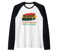 Black King La Pieza más poderosa del Juego Camiseta Manga Raglan