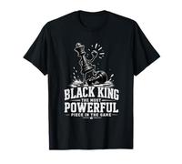 Black King La Pieza más poderosa del Juego Hombres Niño Camiseta