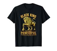 Black King La Pieza más poderosa del Juego Hombres Niño Camiseta