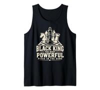 Black King La Pieza más poderosa del Juego Hombres Niño Camiseta sin Mangas