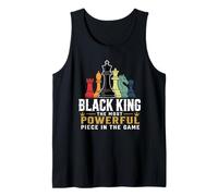 Black King La Pieza más poderosa del Juego Hombres Niño Camiseta sin Mangas