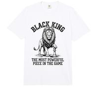 Black King La Pieza más poderosa del Juego Hombres Niño Comfort Colors Adult Heavyweight T-Shirt