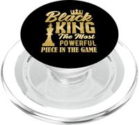 Black King La Pieza más poderosa en el Juego Hombres Boy PopSockets PopGrip para MagSafe