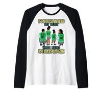 Black King Queen Price & Princess Día del Padre Papá Mamá Niños Camiseta Manga Raglan