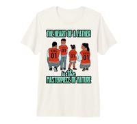 Black King Queen Price & Princess Día del Padre Papá Mamá Niños Camiseta Premium