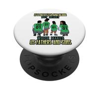 Black King Queen Price & Princess Día del Padre Papá Mamá Niños PopSockets PopGrip Adhesivo