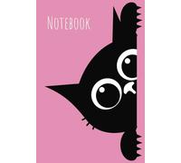 Black kitty notebook: A cat is waiting for your notes