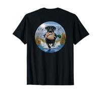 Black Lab Labrador Caza Patos Aves Acuáticas Laboratorio Amarillo Camiseta