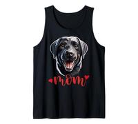 Black Lab Mom Happy Labrador Mom The Lab Mother Dog Camiseta sin Mangas