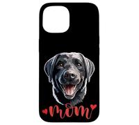 Black Lab Mom Happy Labrador Mom The Lab Mother Dog Carcasa para iPhone 15