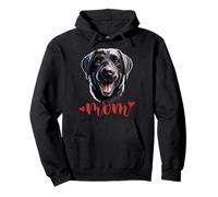 Black Lab Mom Happy Labrador Mom The Lab Mother Dog Sudadera con Capucha