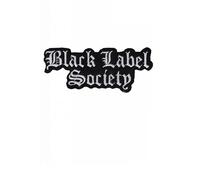 Black Label Society - Parche plateado BLS_1 bordado para planchar